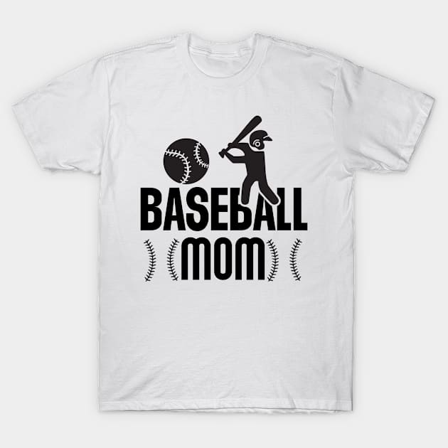 Baseball mom T-Shirt by BunnyCreative